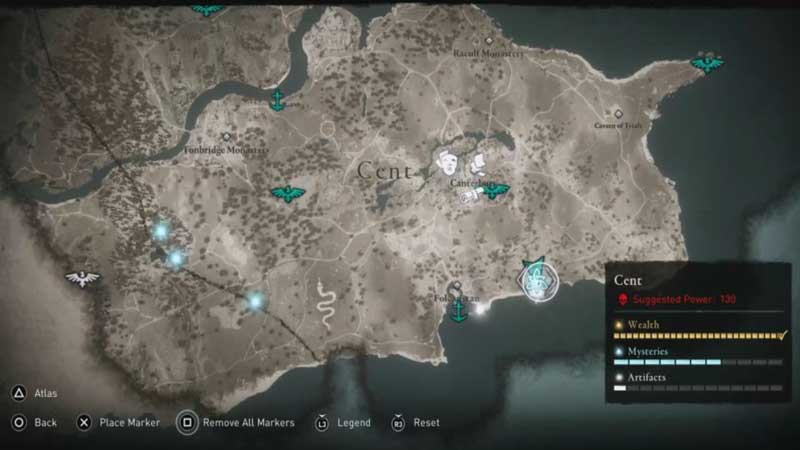 Assassin’s Creed Valhalla Cent Mysteries Location Guide