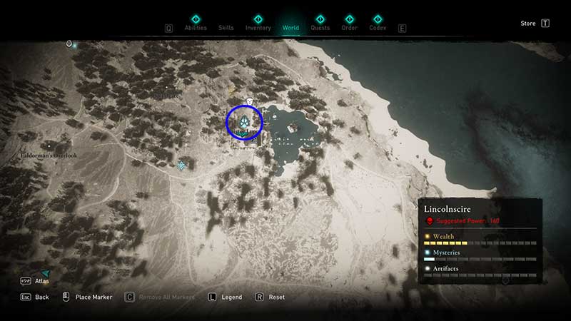 ac valhalla legendary animal gemad wulf location