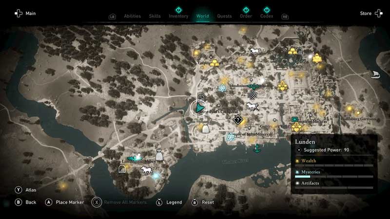 AC Valhalla Pending Deliveries Locations