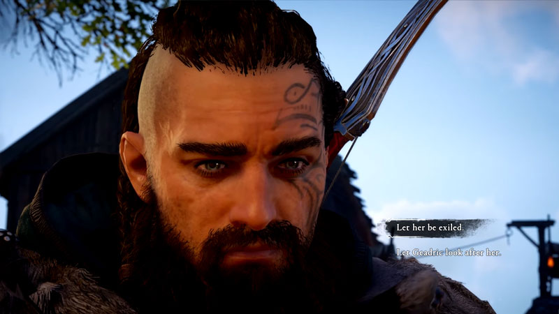 assassin's creed valhalla lady eadwyn choice consequences guide exile her or let geadric look after her
