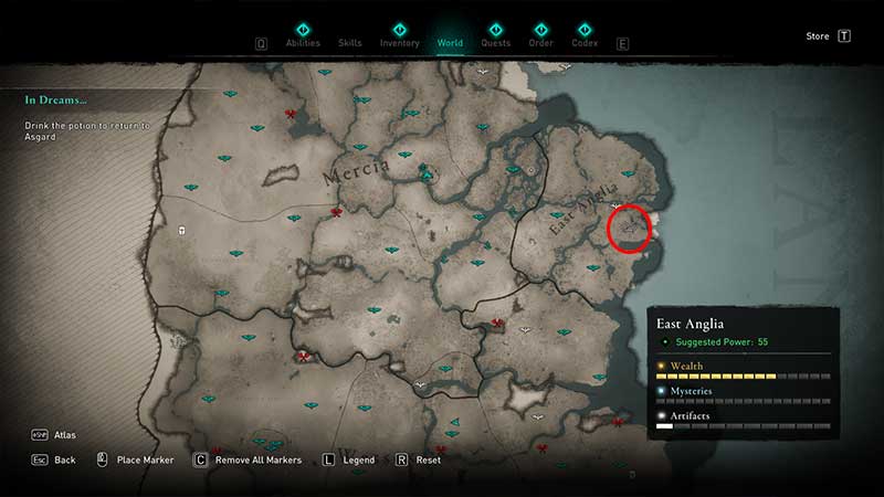 Axe Blizzard book of knowledge location east anglia