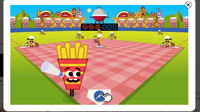 baseball game google