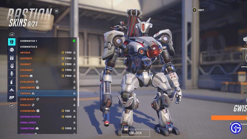 Bastion Gwishin (Legendary skin)