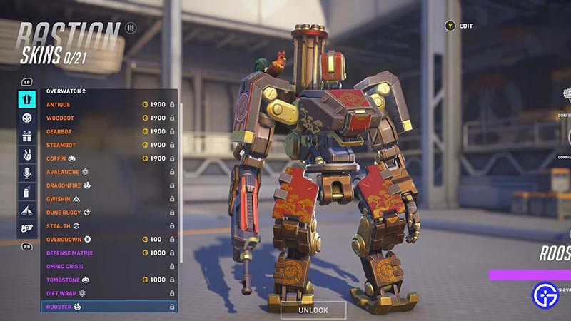 Bastion Rooster (Epic skin)