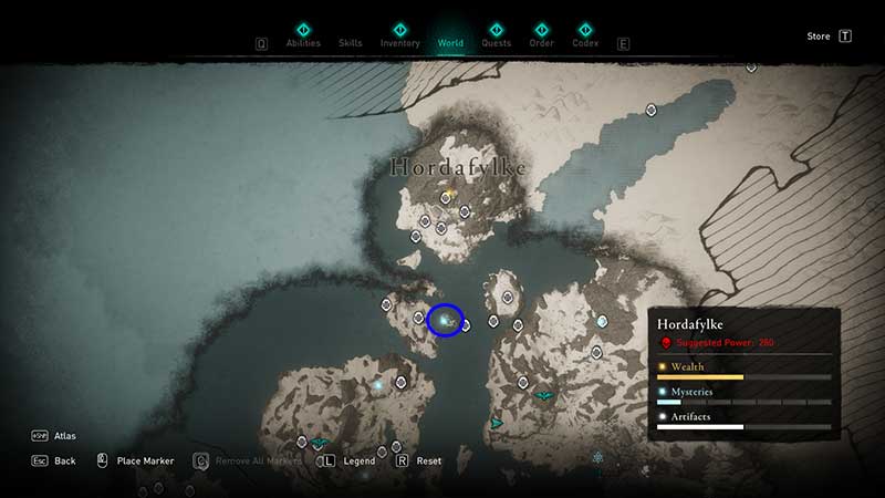BEAR OF THE BLUE WATERS legendary animal location
