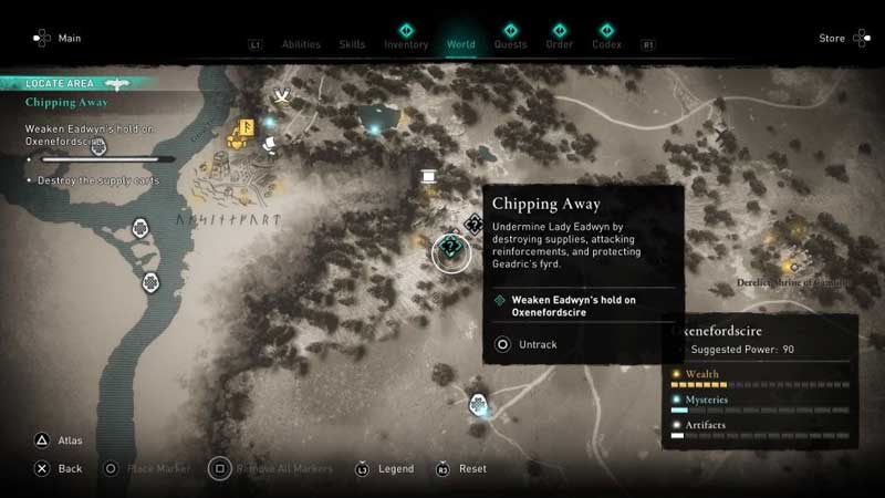 Chipping Away Quest Guide