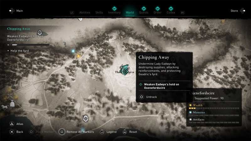 Chipping Away Quest Guide