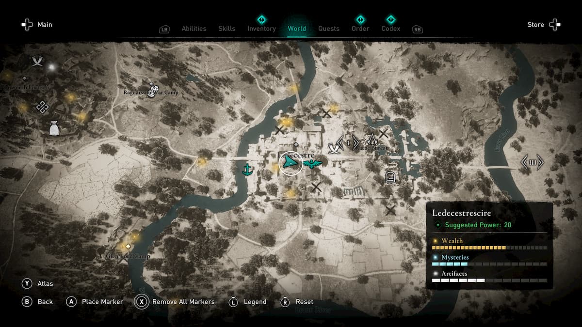 AC Valhalla Pending Deliveries Locations