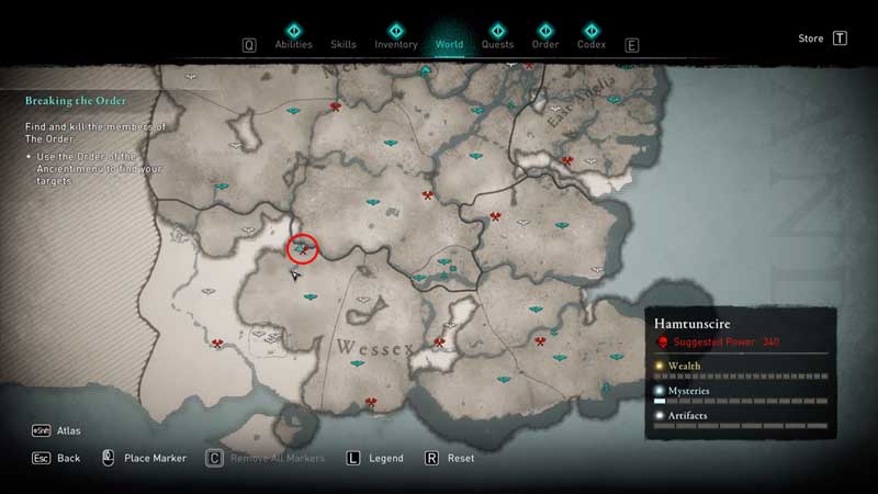 final clue location for the oil