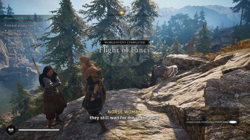 Flight Fancy Arne Norse Woman Guide