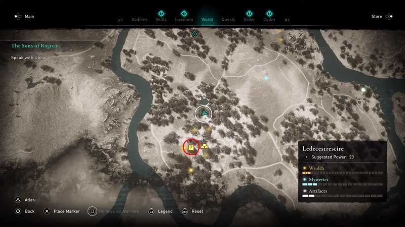 focus of the nornir ability book of knowledge location