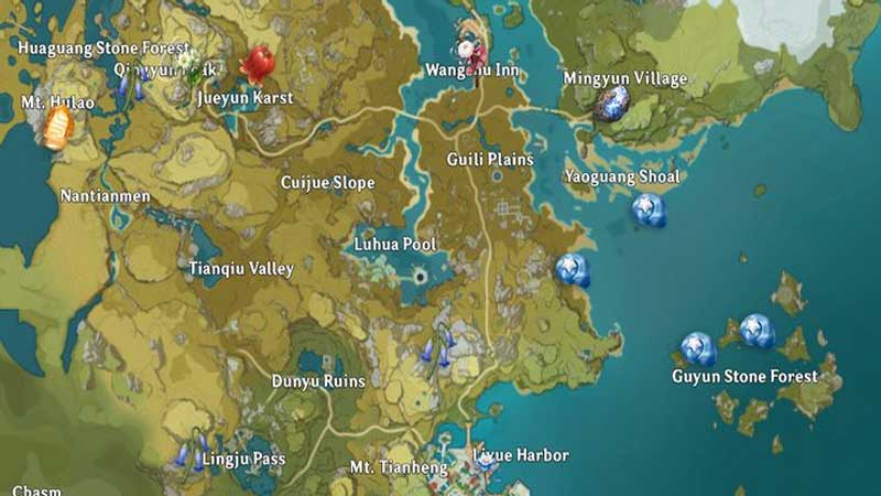 Genshin Impact Liyue Local Specialty Guide