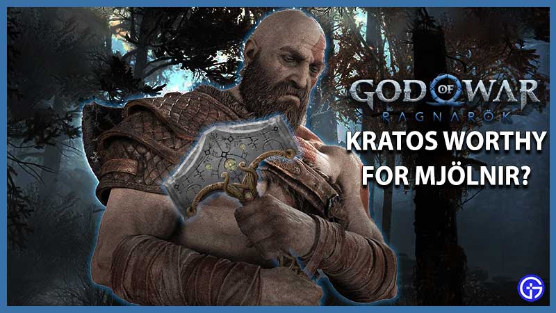 God of War Ragnarok: Is Kratos Worthy To Lift Thor’s Hammer (Mjolnir)? God of War Ragnarok Kratos Worthy to Lift Mjolnir Thor Hammer