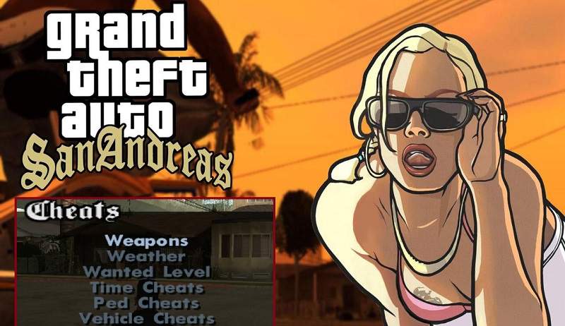 gta san andreas cheat codes