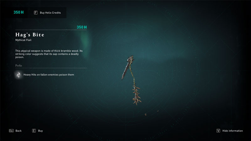 how to get hag's bite legendary weapon