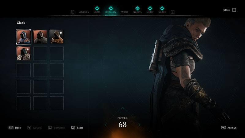 how to change clothes in ac valhalla