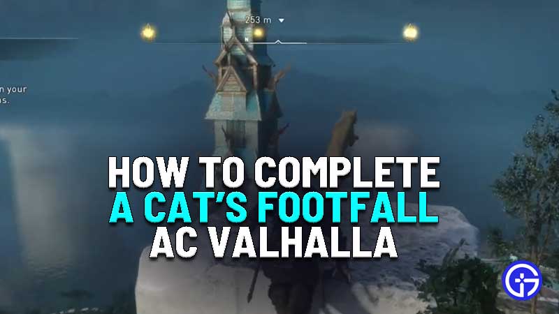 how to complete a cats footfall quest in assassins creed valhalla