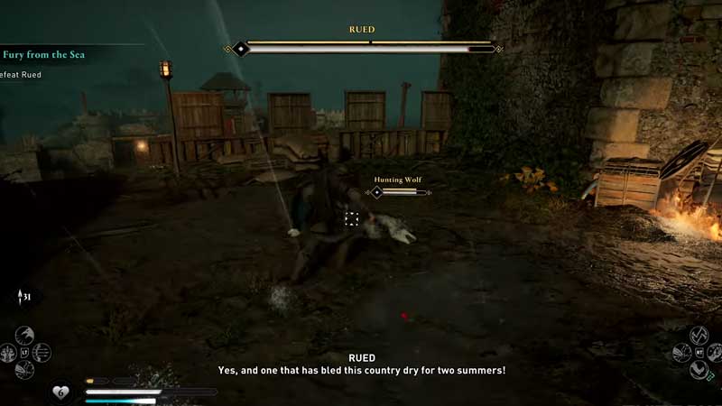 how to defeat rued in ac valhalla