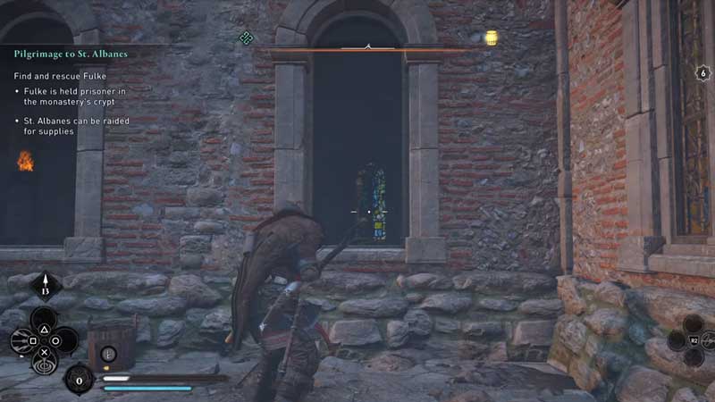 how to get inside the chamber in saint albanes abbey raid