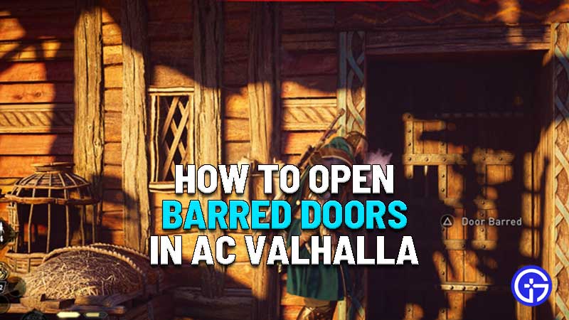 how to open barred doors in assassins creed valhalla