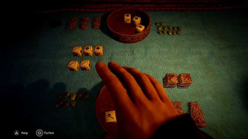 how to play the dice game in ac valhalla