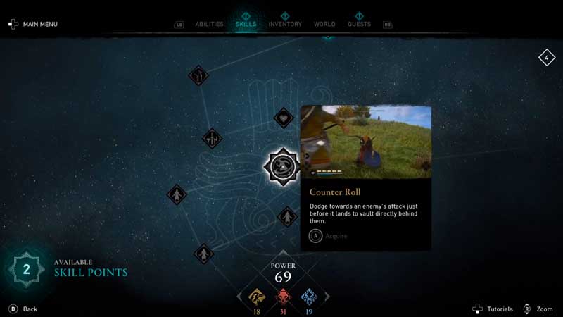 how to respec skill in ac valhalla