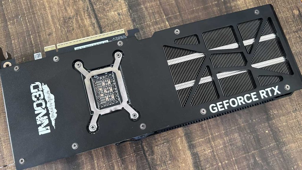 INNO3D RTX 5070 Ti Back plate