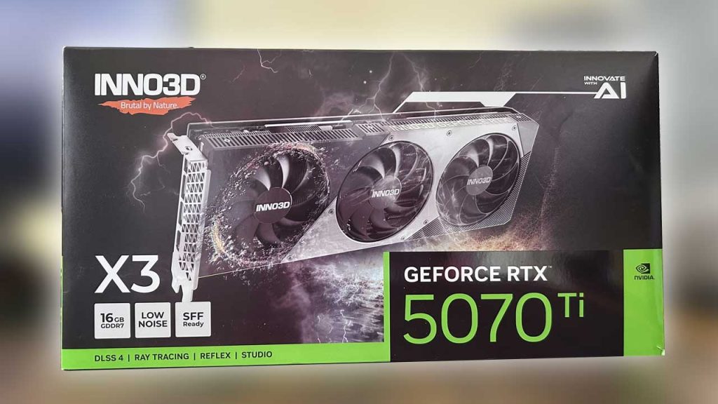 INNO3D RTX 5070 Ti Box