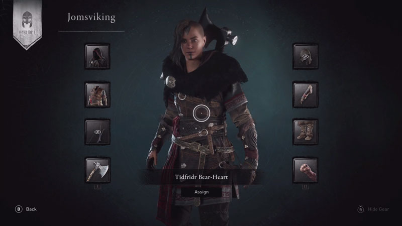 how to build your own jomsviking in ac valhalla