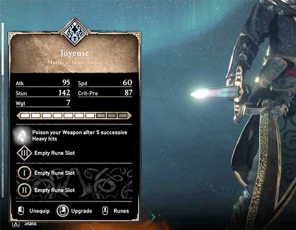 Joyeuse Mythical Sword Location