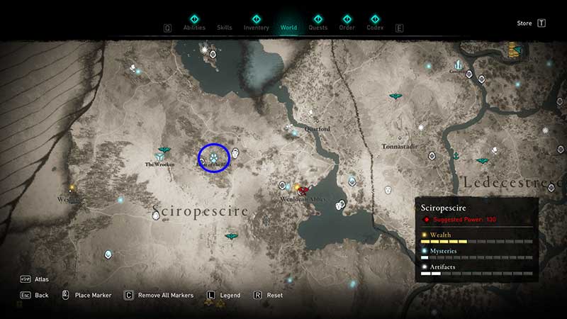 legendary animal beast of the hills location