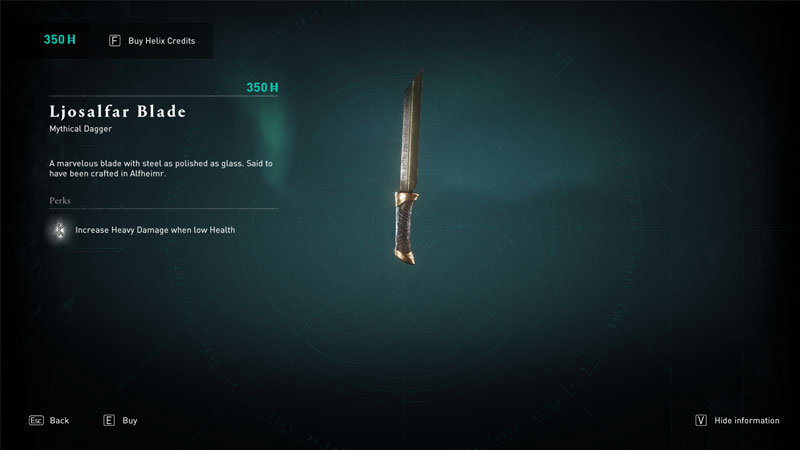 how to get ljosalfar blade mythical weapon in ac valhalla