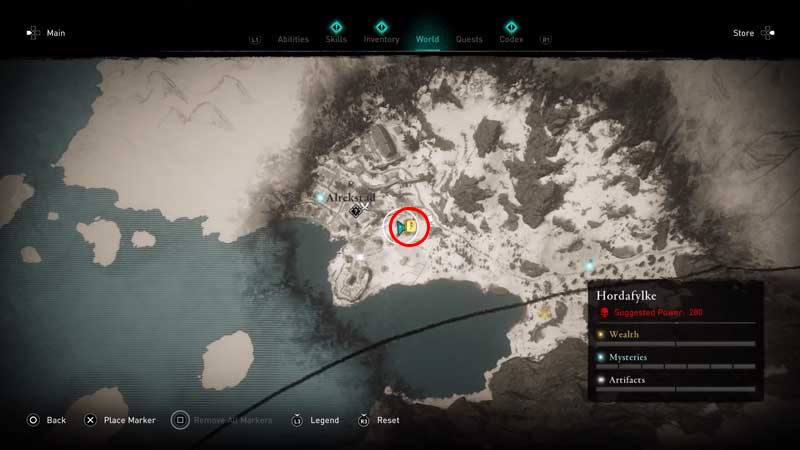 mark of death ability book of knowledge location
