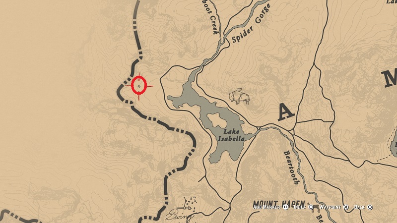 rdr 2 snowfield shack location