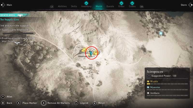 sarcophagus shield location in ac valhalla
