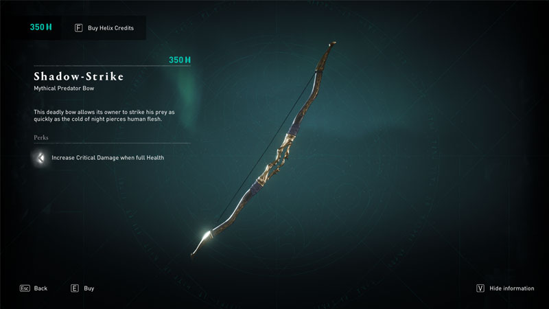 shadow strike mythical weapon