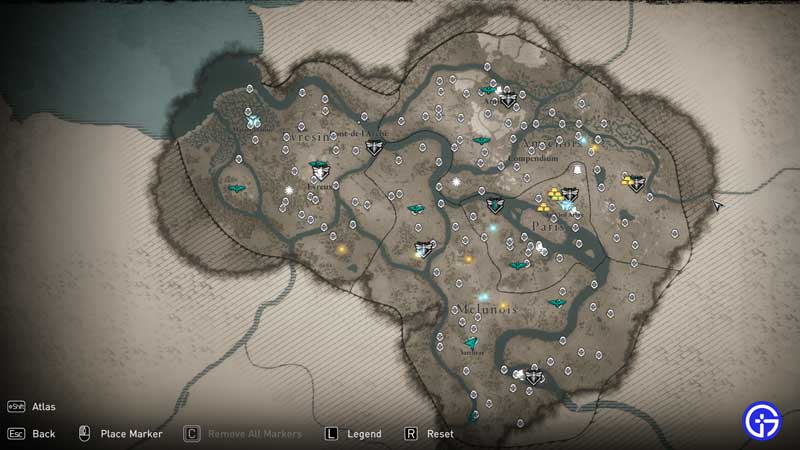 siege of paris fast travel
