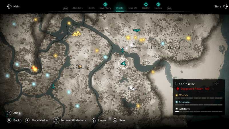 AC Valhalla Pending Deliveries Locations