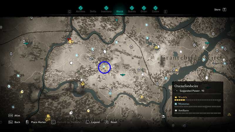 the corpse feeders location