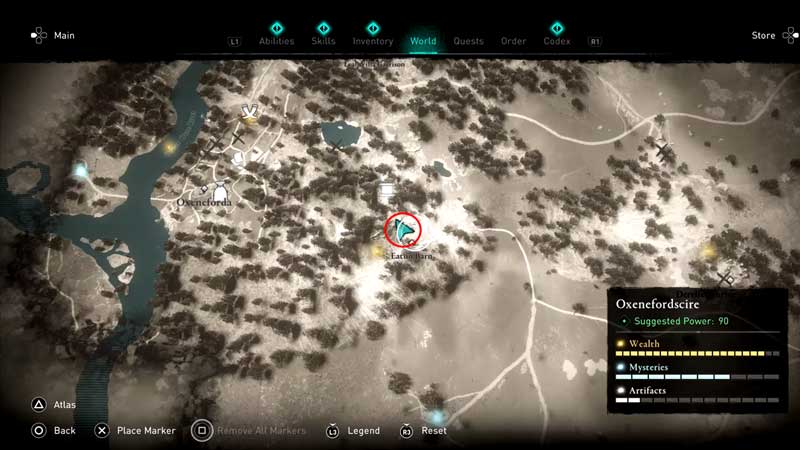 the lathe order of the ancients member third clue location in assassin's creed valhalla