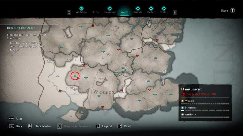 the oil first clue location