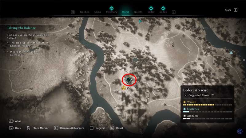 where to find and defeat king burgred in assassin's creed valhalla