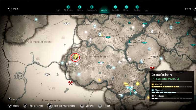 where to find the second clue location for the zealot order of the ancients member