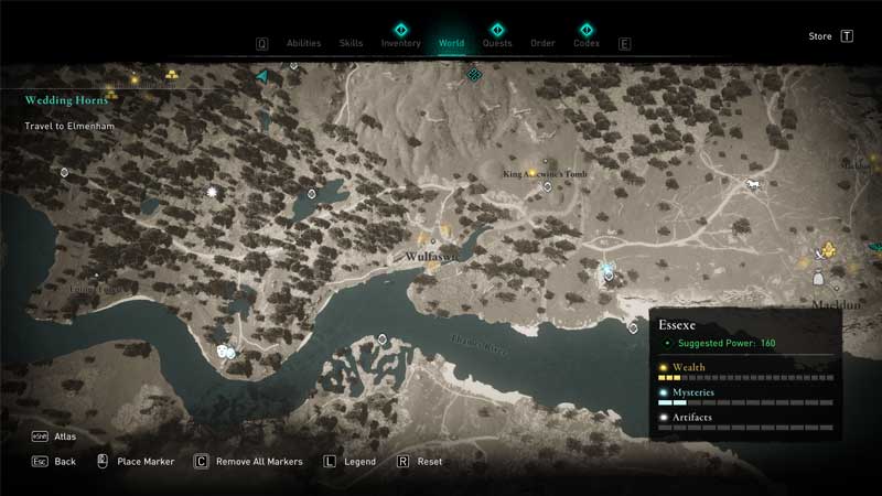 All 3 Wealth Locations In Wulfaswic: AC Valhalla